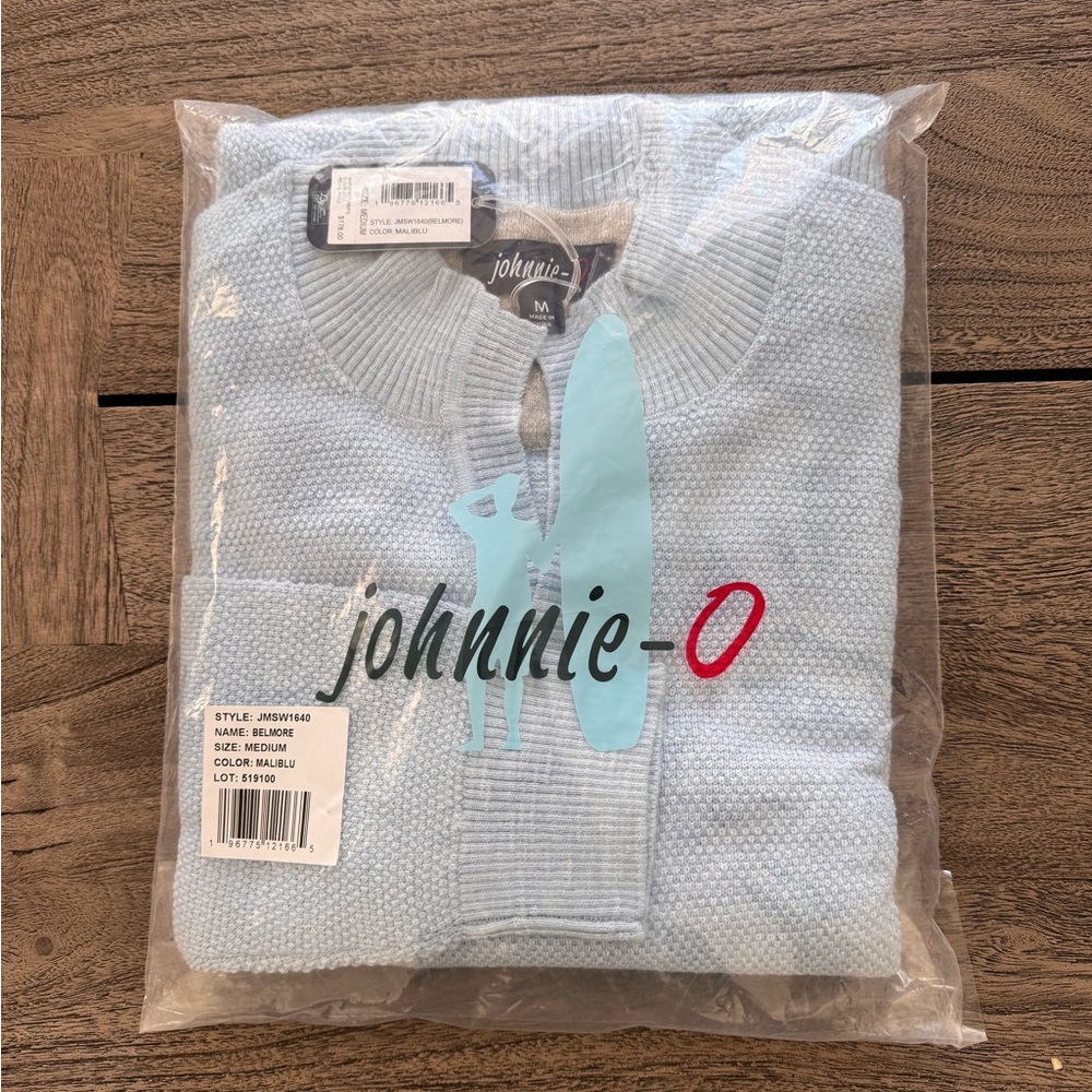 Johnnie-O Belmore Sweater Maliblu Blue V Neck